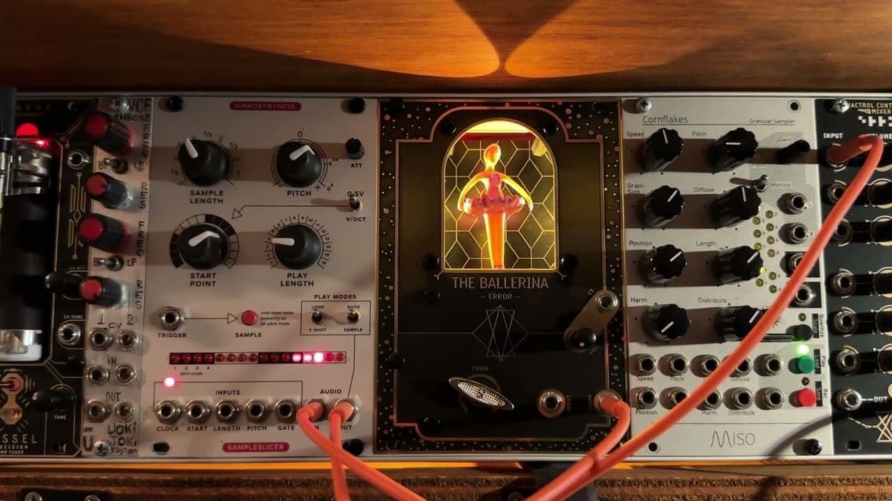The Ballarina eurorack in sampler